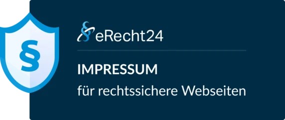 eRecht24 Impressum Siegel